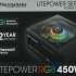 Блок питания Thermaltake Litepower RGB 450,  450Вт,  120мм,  черный, retail [ps-ltp-0450nhsane-1]